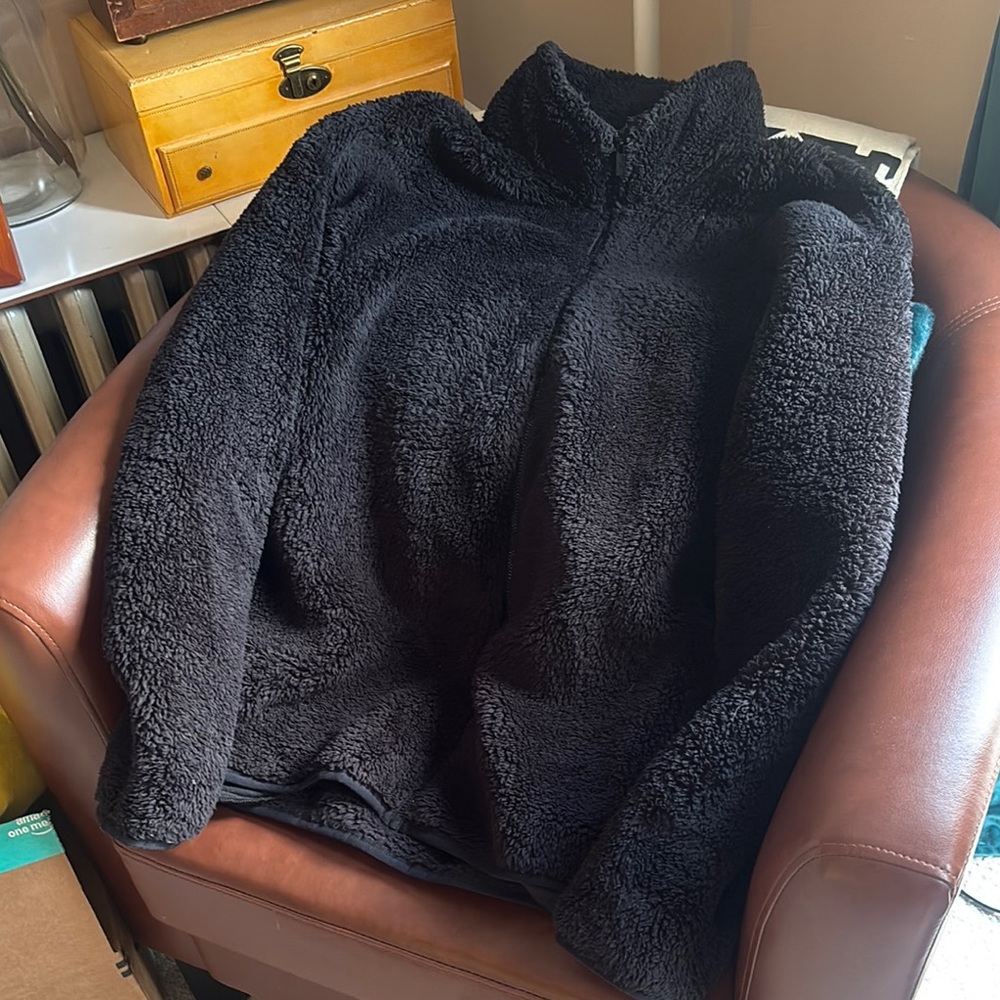 Cozy Black Sherpa Jacket